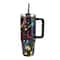30oz. Black Splatter Stainless Steel Insulated Tumbler by Celebrate It™